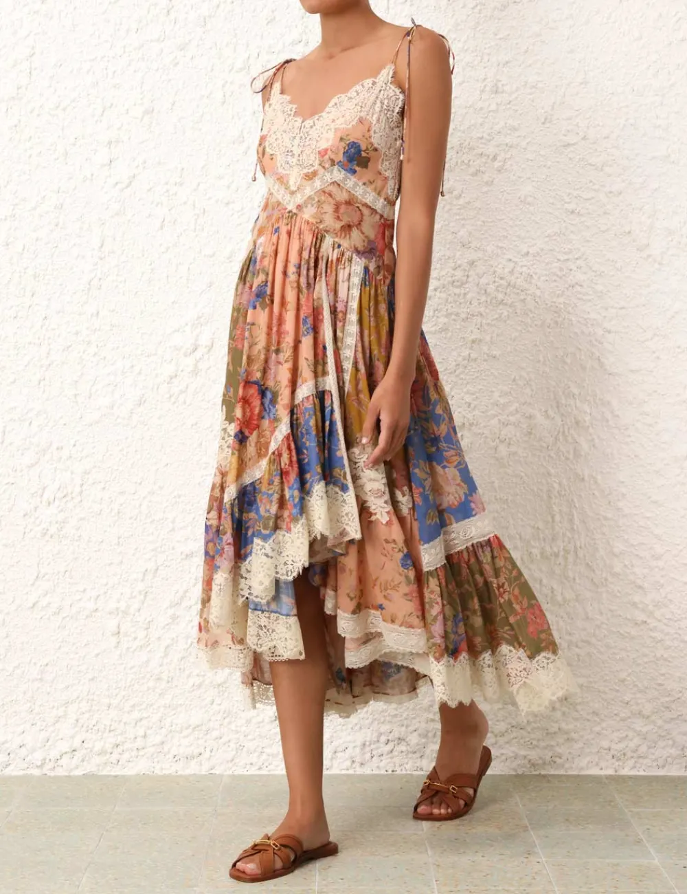 ZIMMERMANN Clothing<August Asymmetric Slip Dress