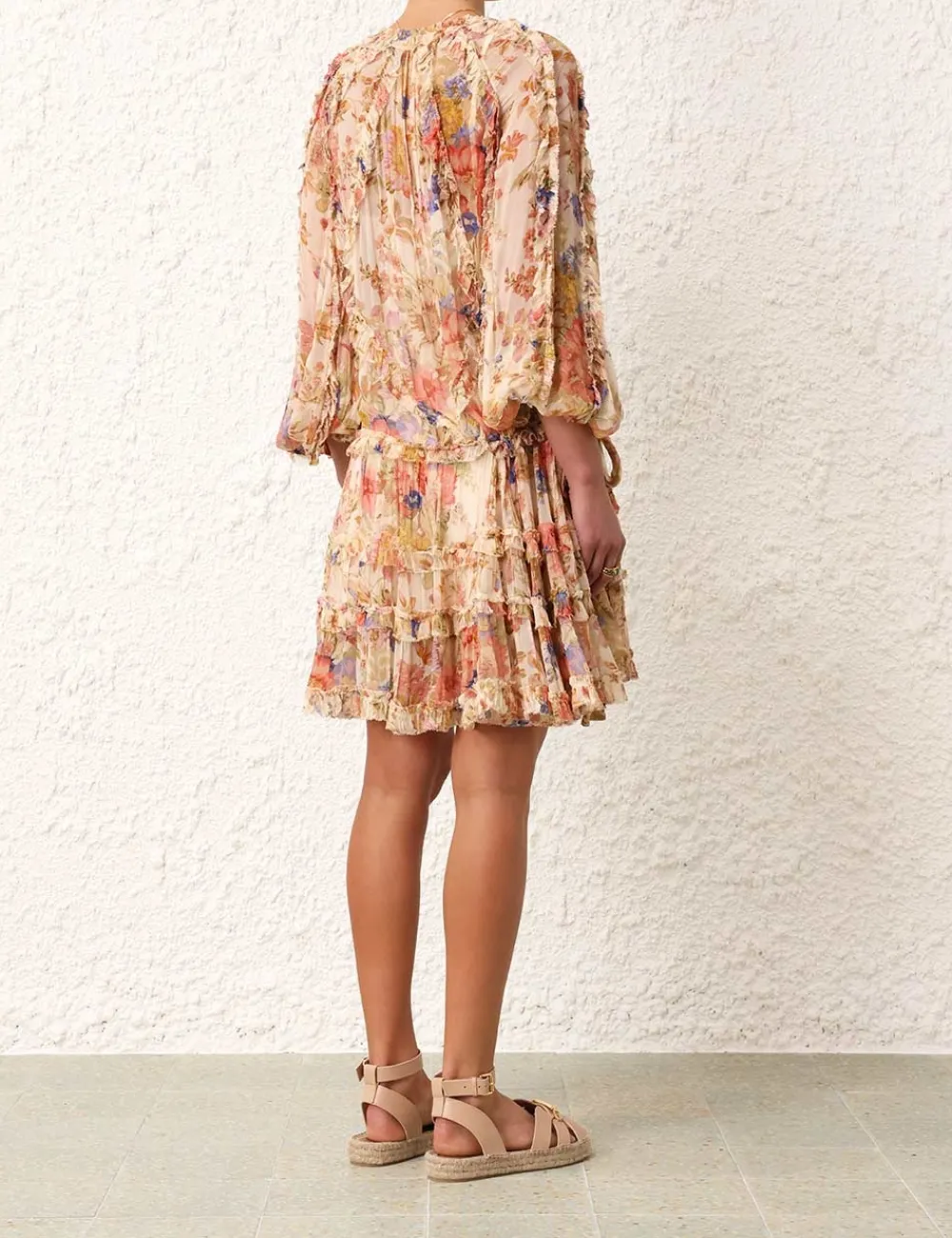 ZIMMERMANN Clothing<August Billow Frill Mini Dress