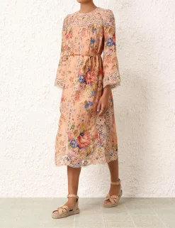 ZIMMERMANN Clothing<August Broderie Midi Dress