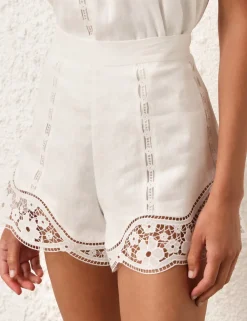 ZIMMERMANN Shorts & Pants<August Broderie Shorts