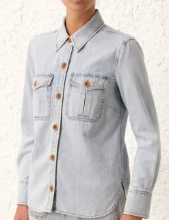 ZIMMERMANN Denim<August Denim Body Shirt