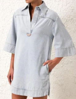 ZIMMERMANN Denim<August Denim Tunic Dress
