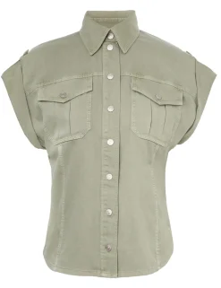 ZIMMERMANN Tops<August Denim Utility Shirt