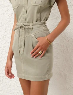 ZIMMERMANN Skirts<August Denim Utility Skirt