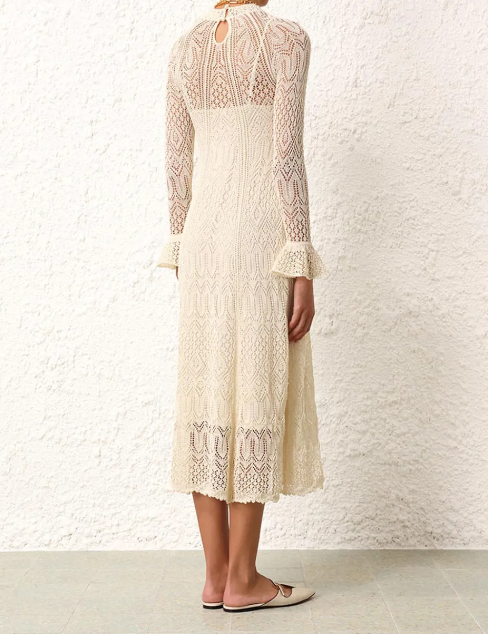 ZIMMERMANN Knitwear<August Lace Knit Dress