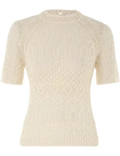 ZIMMERMANN Clothing<August Lace Knit Tee