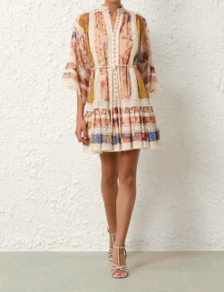 ZIMMERMANN Dresses & Coverups<August Lace Trimmed Mini Dress