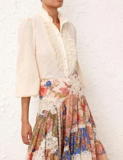 ZIMMERMANN Tops<August Long Sleeve Blouse