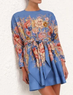 ZIMMERMANN Clothing<August Long Sleeve Mini Dress