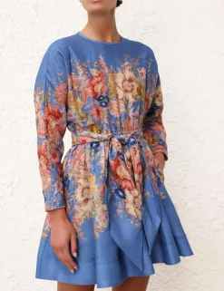 ZIMMERMANN Clothing<August Long Sleeve Mini Dress