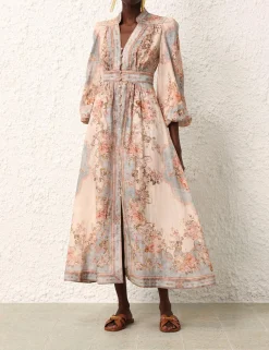 ZIMMERMANN Clothing<August Plunge Midi Dress