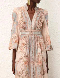ZIMMERMANN Clothing<August Plunge Midi Dress