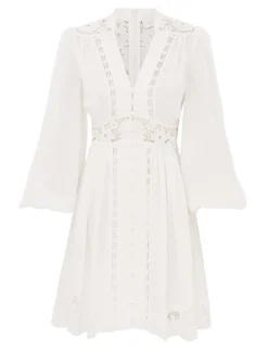 ZIMMERMANN Clothing<August Plunge Mini Dress