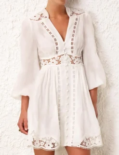 ZIMMERMANN Clothing<August Plunge Mini Dress
