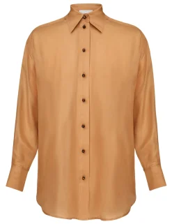 ZIMMERMANN Tops<August Relaxed Shirt