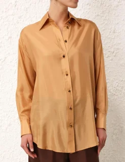 ZIMMERMANN Tops<August Relaxed Shirt