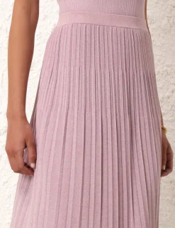ZIMMERMANN Skirts<August Rib Midi Skirt