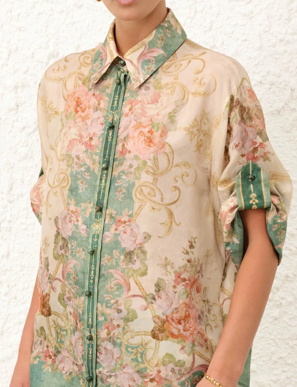 ZIMMERMANN Clothing<August Short Sleeve Shirt