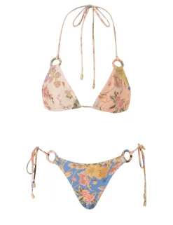 ZIMMERMANN Bikinis<August Spliced Ring Tie Bikini
