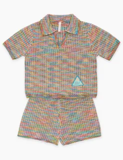 ZIMMERMANN Clothing<August Textured Knit Polo