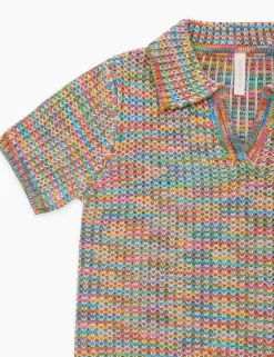ZIMMERMANN Clothing<August Textured Knit Polo
