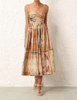ZIMMERMANN Dresses & Coverups<August Tie Front Midi Dress