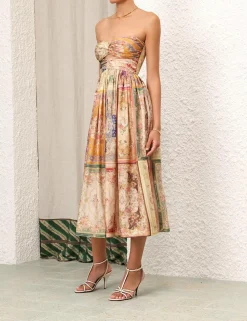 ZIMMERMANN Dresses & Coverups<August Tie Front Midi Dress