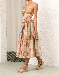 ZIMMERMANN Clothing<August Tie Front Midi Dress