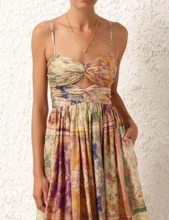ZIMMERMANN Clothing<August Tie Front Midi Dress