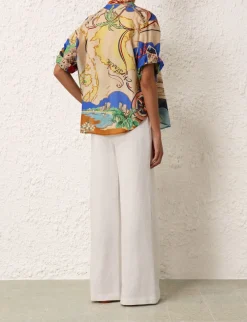 ZIMMERMANN Shorts & Pants<August Tuck Pant