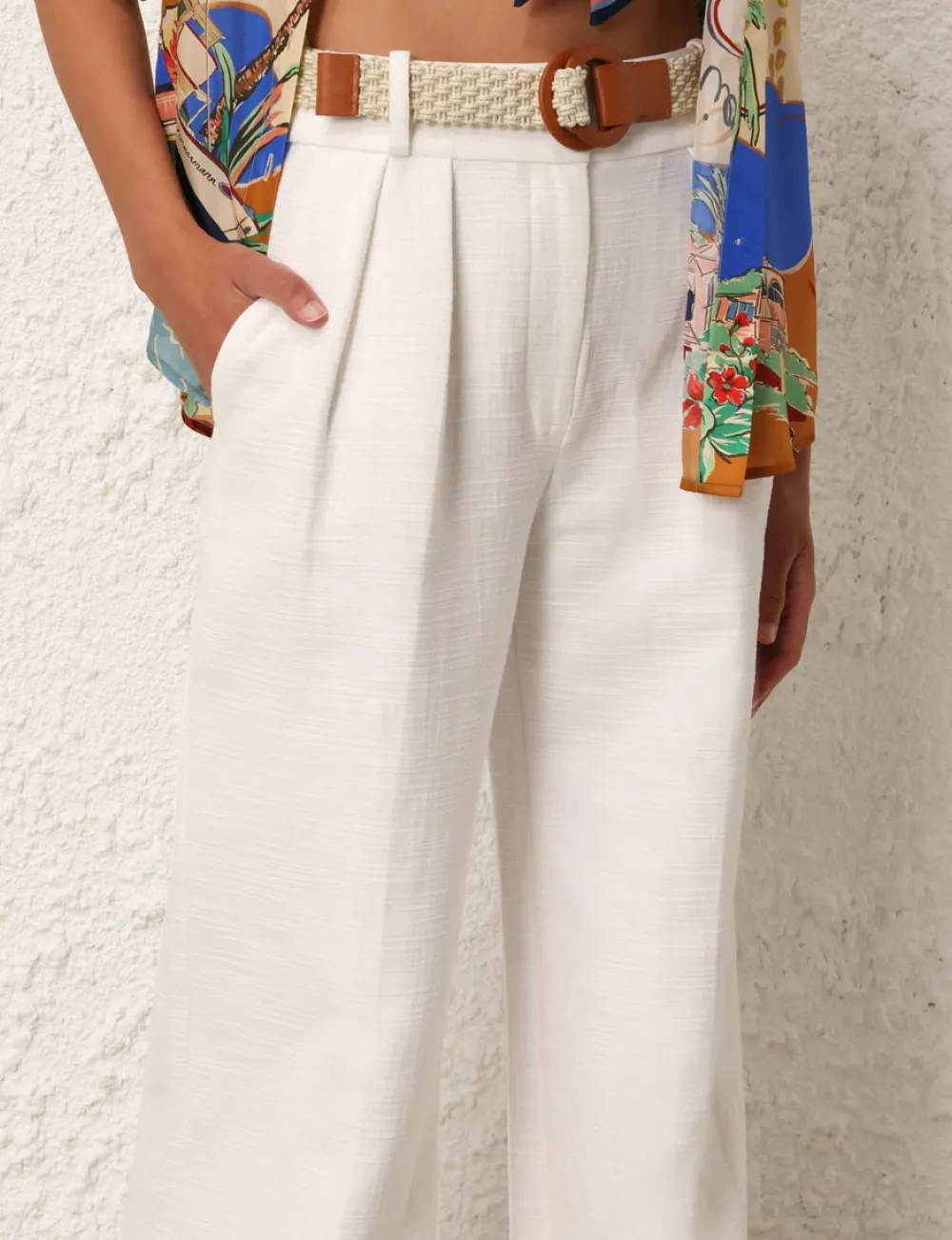 ZIMMERMANN Shorts & Pants<August Tuck Pant