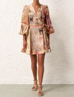 ZIMMERMANN Clothing<August Wrap Mini Dress