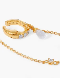 ZIMMERMANN Earrings<Austral Draped Huggie