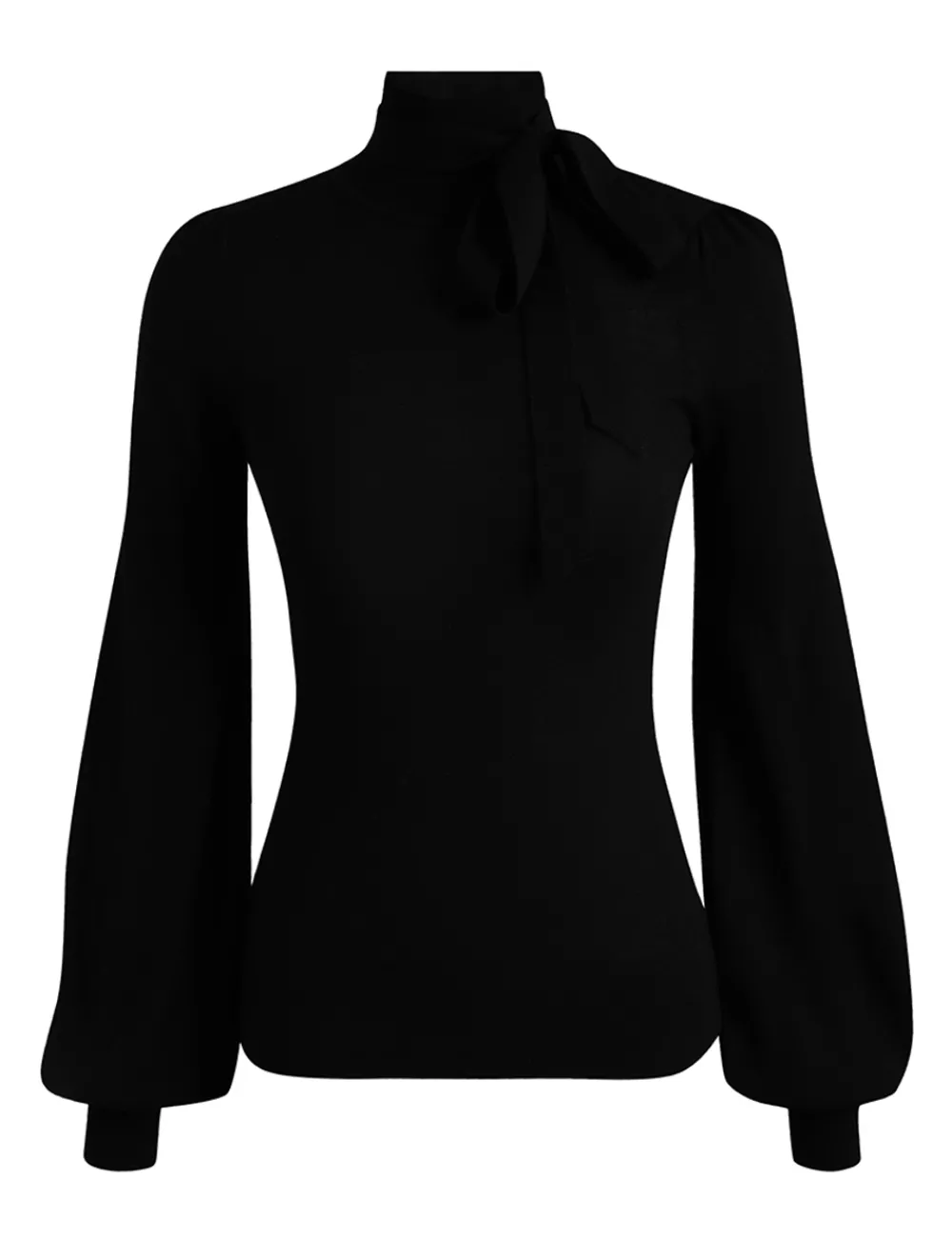 ZIMMERMANN Luminosity<Blouson Tie-Neck Sweater