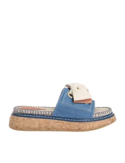 ZIMMERMANN Sandals<Bow Flatform Espadrille