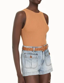 ZIMMERMANN Belts<Braided Leather Jean Belt