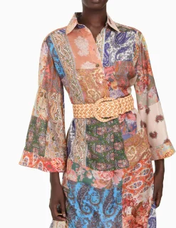 ZIMMERMANN Accessories<Braided Leather Waist Belt
