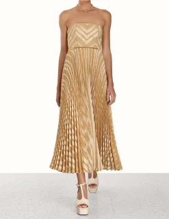 ZIMMERMANN Clothing<Burnout Pleated Dress