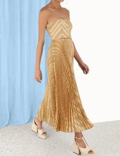 ZIMMERMANN Clothing<Burnout Pleated Dress