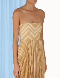 ZIMMERMANN Clothing<Burnout Pleated Dress