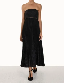 ZIMMERMANN Luminosity<Burnout Pleated Dress