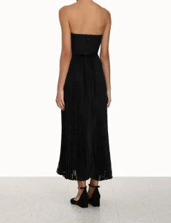 ZIMMERMANN Dresses<Burnout Pleated Dress