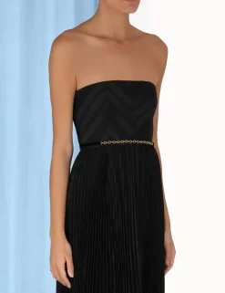 ZIMMERMANN Dresses<Burnout Pleated Dress