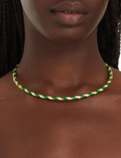ZIMMERMANN Necklaces<Candy Stripe Pave Choker
