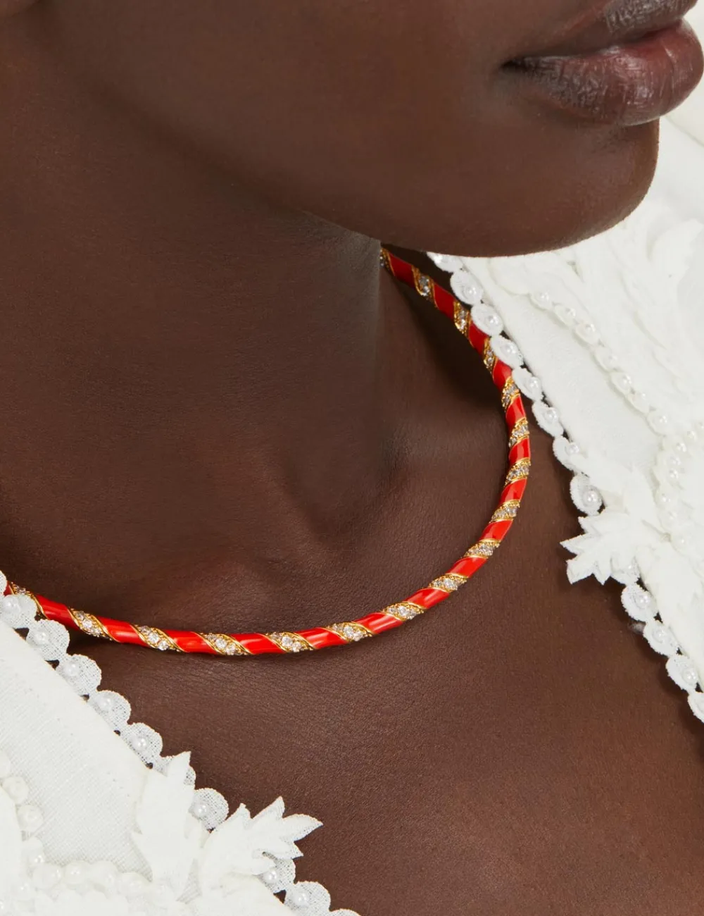ZIMMERMANN Necklaces<Candy Stripe Pave Choker