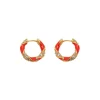 ZIMMERMANN Accessories<Candy Stripe Pave Hoops
