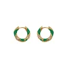 ZIMMERMANN Accessories<Candy Stripe Pave Hoops