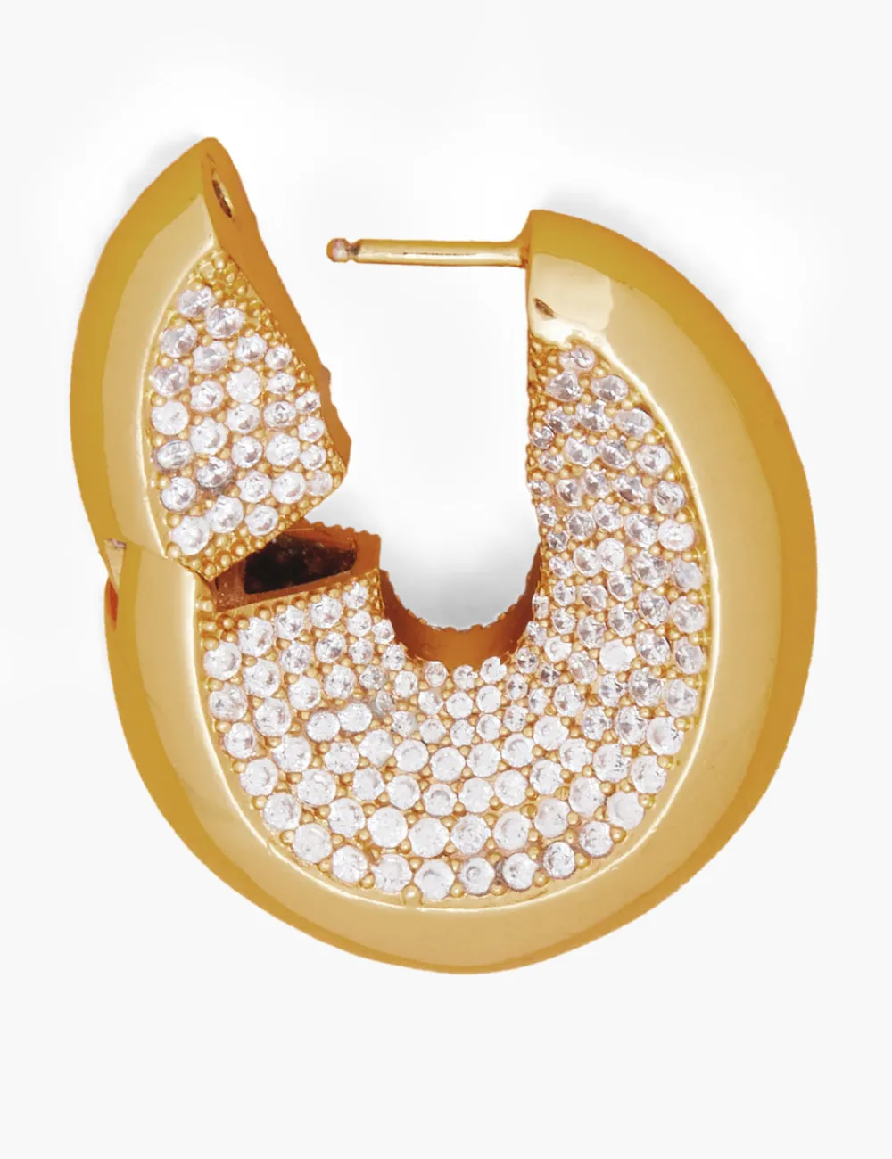 ZIMMERMANN Form & Light<Carved Pave Hoops