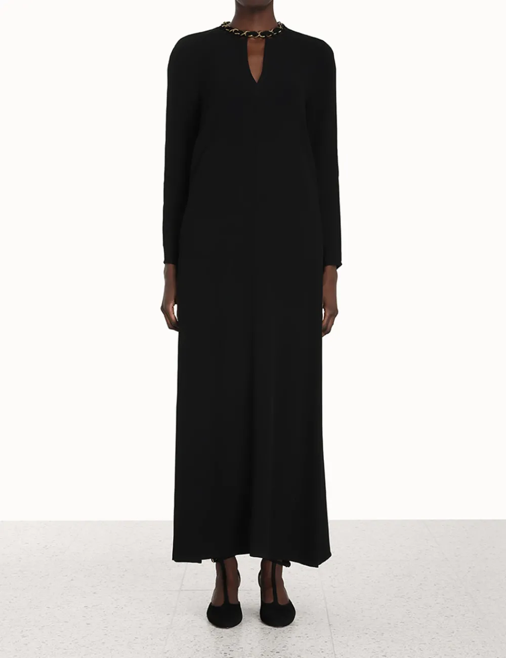 ZIMMERMANN Dresses<Chain Embellished Maxi