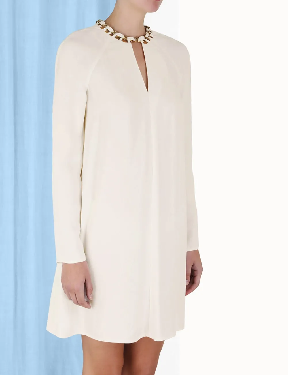 ZIMMERMANN Dresses<Chain Embellished Mini Dress